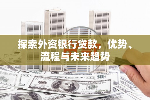 丰县探索外资银行贷款，优势、流程与未来趋势